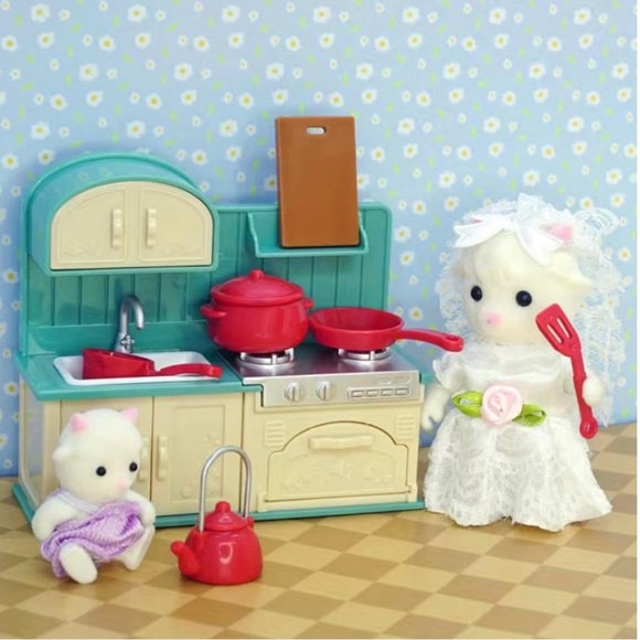 Kitchen Set For Little Dolls, Critters, Peppa Pig 🐷 - Picture 11 of 16